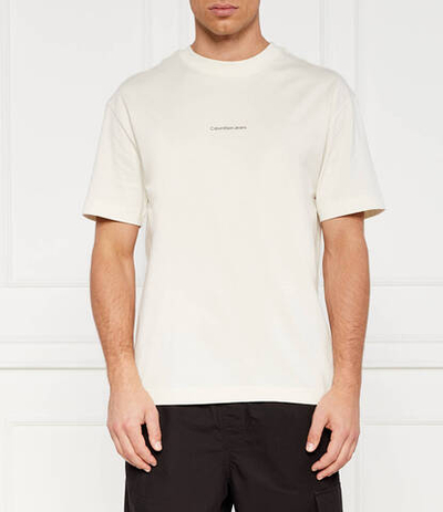 Футболка CITY GRID MAP CALVIN KLEIN JEANS - экрю(J30J325689)