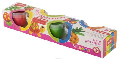 Тесто для лепки Набор №9 5цв. (Lori)