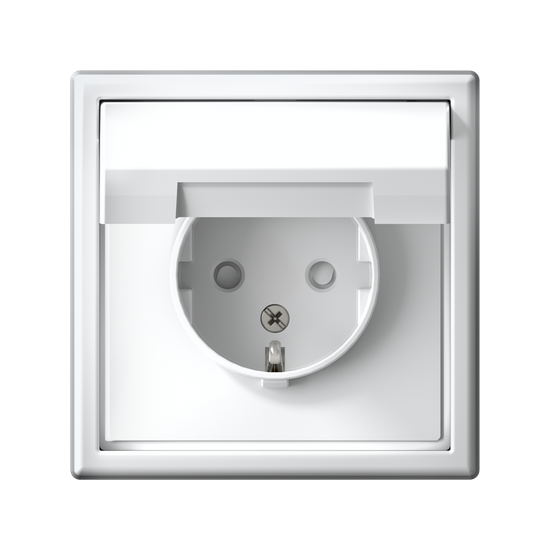Розетка ArtGallery 16А IP20 с заземл. защ. шторки с крышкой механизм лотос SE GAL001346