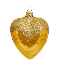 НФШ-1360 Набор ел.украшений Сердце 4шт «Снежный»