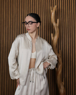 сатиновый бомбер