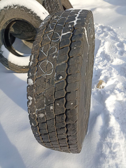 295/80R22.5 Kama NR202 шина б/у