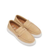 Кожаные мокасины Tommy Hilfiger - бежевый(FM0FM04440)