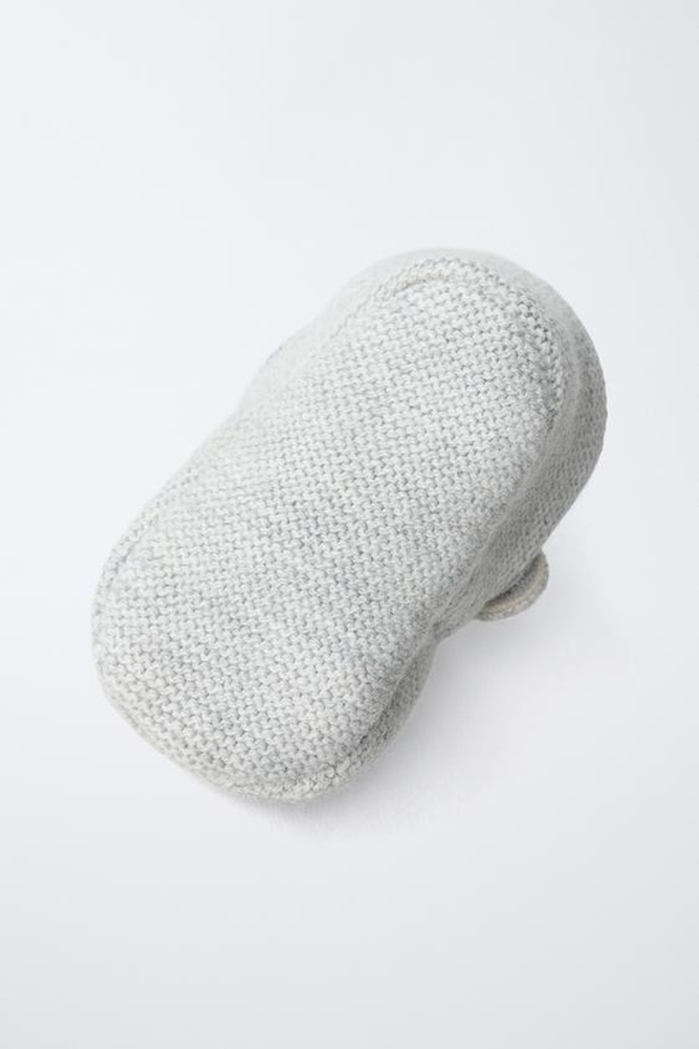 ZARA ВЯЗАНЫЕ САПОГИ, БЕЛЫЙ ЛЕДЯНОЙ