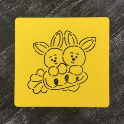 Зайки №68 с морковкой