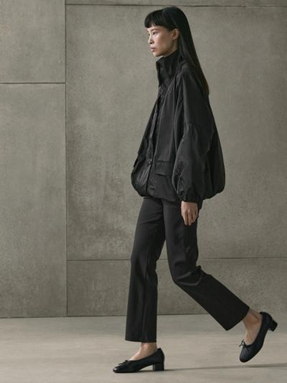 Massimo Dutti Бомбер с карманами, синий