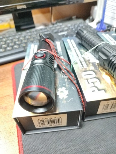 Фонарь кит. ZOOM ПОИСК РУЧНОЙ P-S009-P50