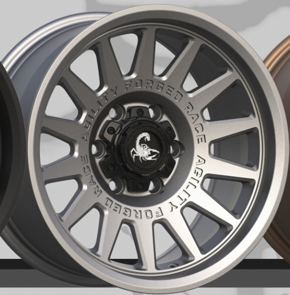 Диск колесный, кованый UT720S R17 8,0 ET0 AGILITY FORCE Gun Gry