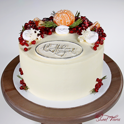 Декор торта Новогодний мандарин кондитерская Sweet Visors сладкие козырьки кондитер Светлана Дегтерева бисквитный торт торты на заказ СПБ страшный вкусный торт на Новый год торт на Рождество торт день рождения торт на юбилей торт для мужчины торт для девушки домашний торт торт ручной работы десерты на заказ купить торт заказать торт без мастики свит визорс свит висорс svit vizors svit visors sweet vizors