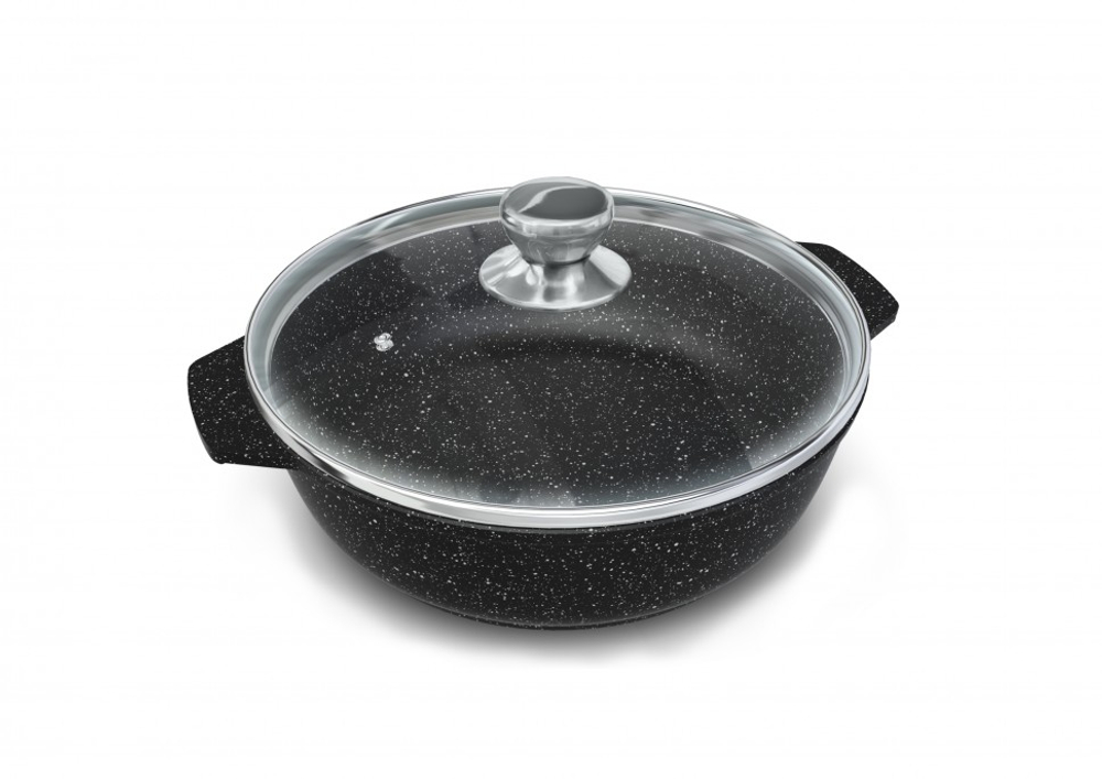 Жаровня со ст/кр 3л, Индукция Гранит.L186530i