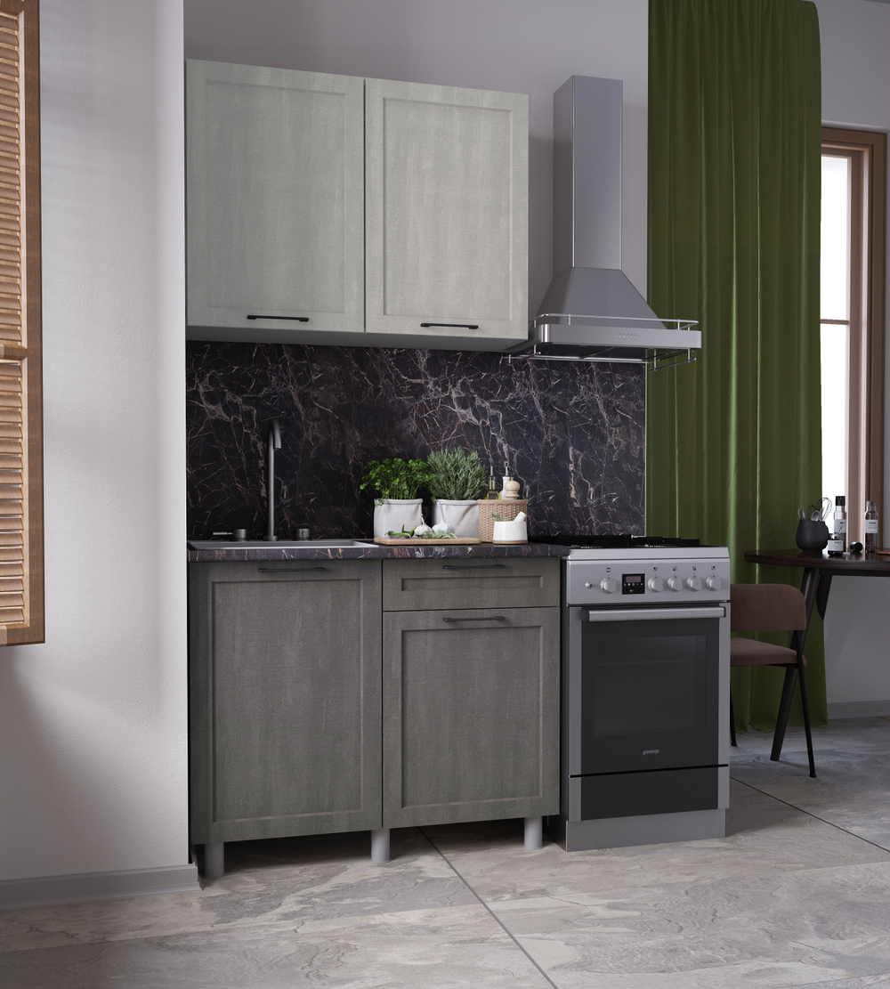 Кухня КАЛЬЯРИ готовое решение 1м