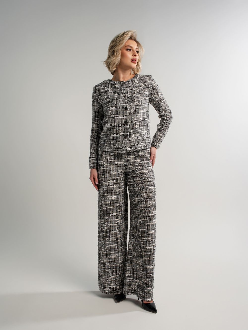 Костюм с брюками Марлин (серый) К15120-10М LT Collection