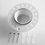 012006 Рамка (светильник) PVC д/LED-модулей 941хх и LED-ламп D50мм ANELLO ROUND БЕЛЫЙ