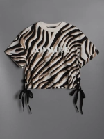 Костюм для девочки, футболка и кюлоты