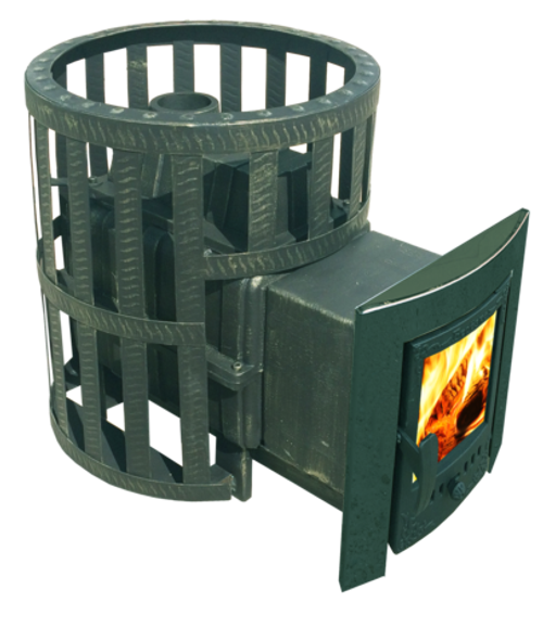 Печь-Камин Воевода 20 Д-2 сетчатый кожух