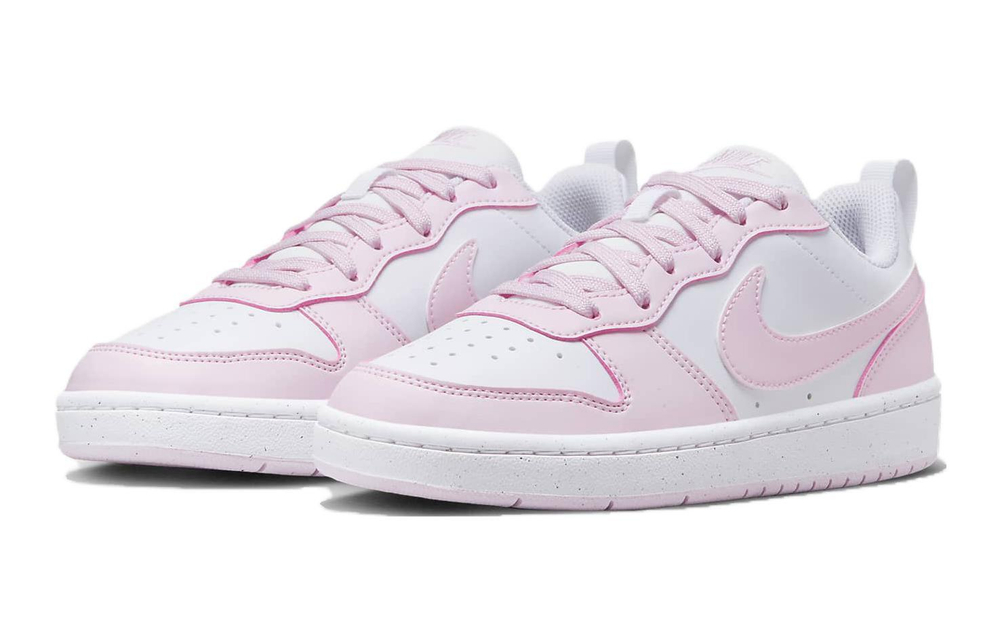 Nike Court Borough Low-top non-slip wear-resistant low-top sneakers GS pink white