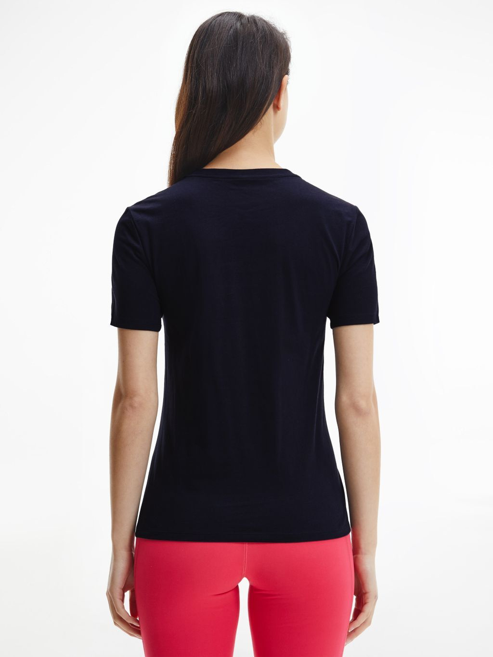 Женская теннисная футболка Tommy Hilfiger Regular Graphic C-NK Tee SS - Бирюзовый