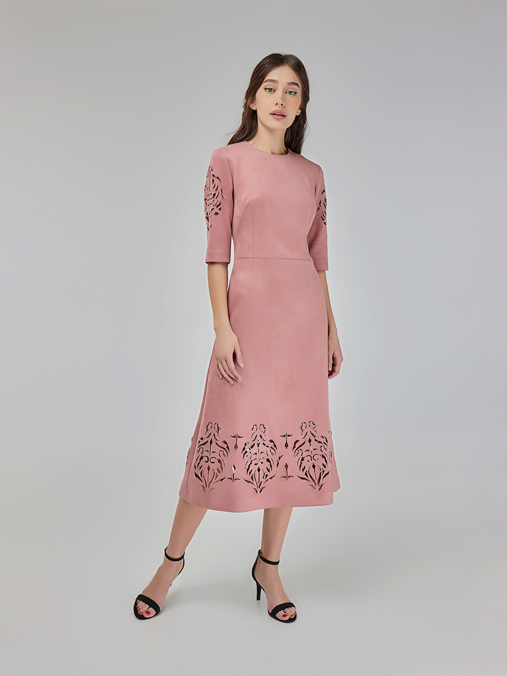 Платье Classik Perfo Pink