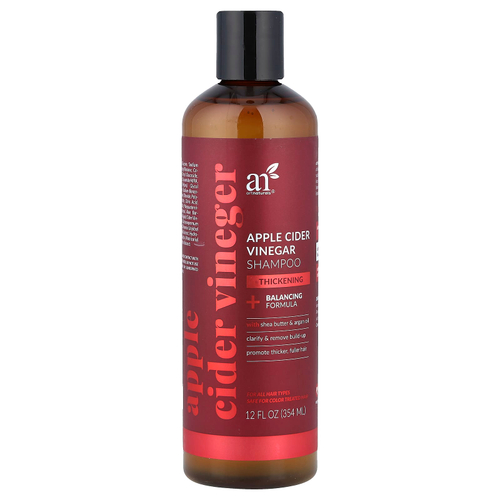 artnaturals, шампунь с яблочным уксусом, для густоты волос, для всех типов волос, 354 мл (12 жидк. унций)