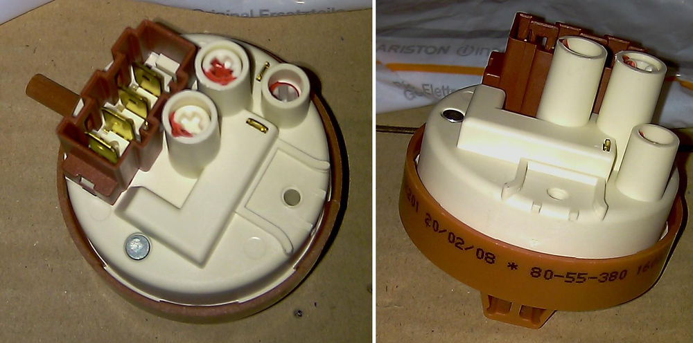 Датчик давления Ariston, Indezit 110328, зам.092312