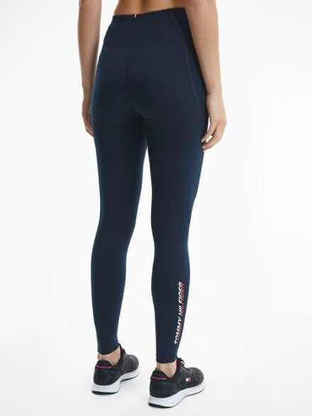 Леггинсы Tommy Hilfiger RW Split Graphic Legging - desert sky