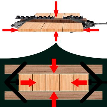 Вайма (струбцина) для склеивания деревянных щитов WOODWORK CLM-100