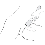 Розовый двусторонний вибростимулятор ZOA - 26,5 см. (Цвет: розовый)