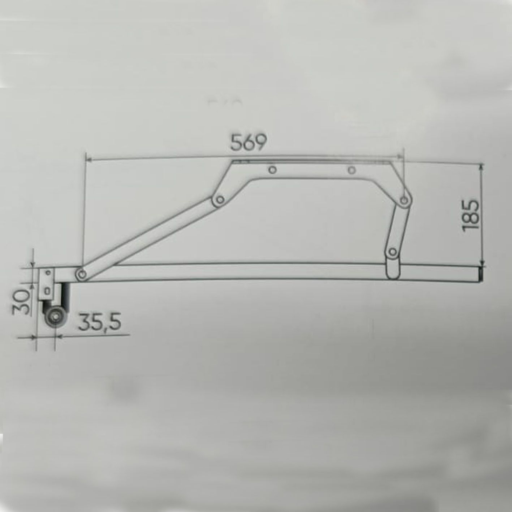 Механизм дивана Венеция 789 (подъемно-выкатной)