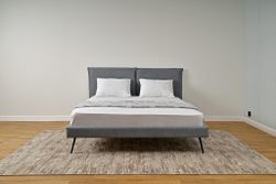 Кровать Сильвия 1,6 (Данко Бетон), ДСВ-Мебель