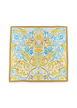 ПЛАТОК шелк-хлопок | 100х100 | 240-03