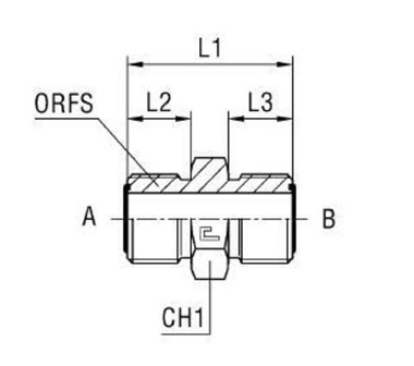 Соединение P ORFS 13/16" CAST