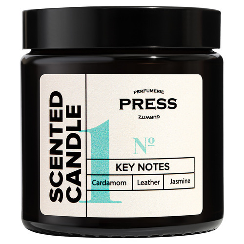 Ароматизированная свеча №1 cardamom, leather, jasmine PRESS PGPRA102/c