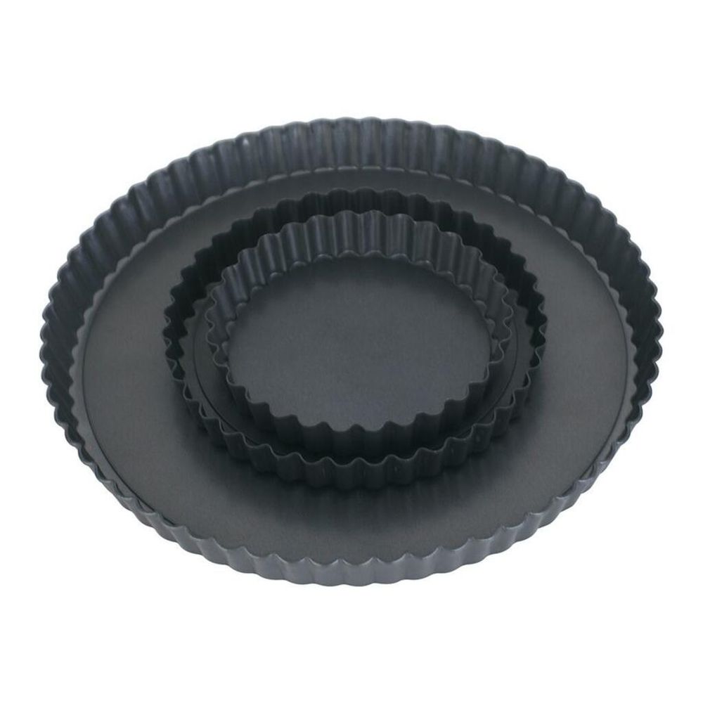 Форма для выпечки "Тарталетка" рифленый край, съемное дно, d 20 см, h 2 см, P.L. Proff Cuisine