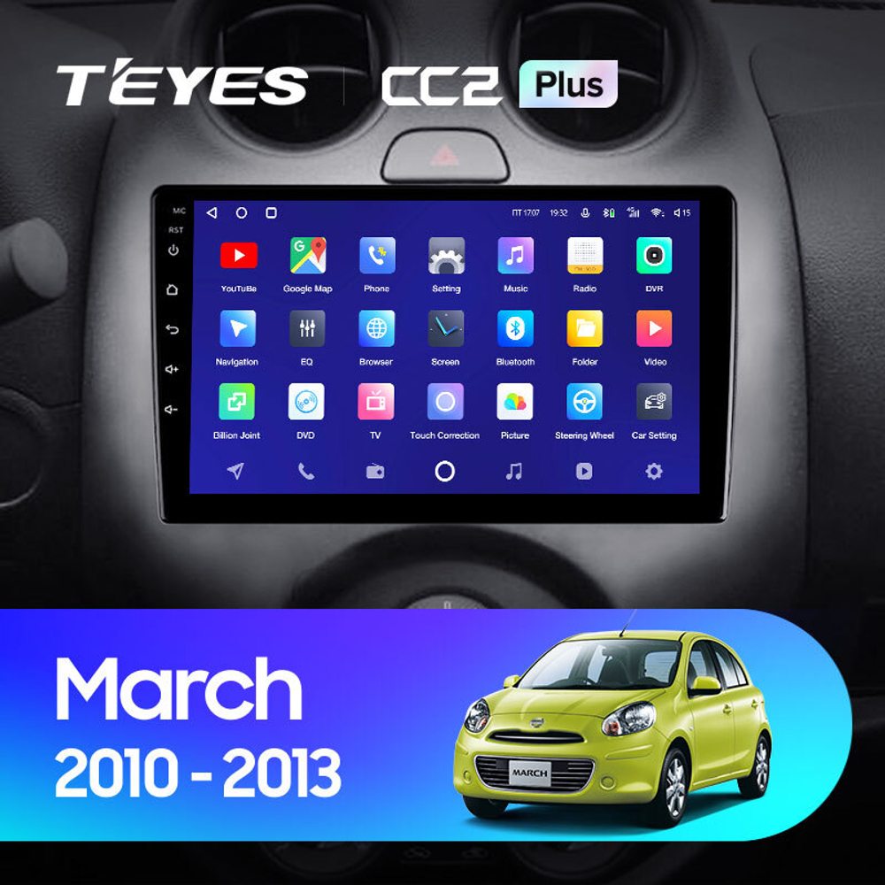 Teyes CC2 Plus 9" для Nissan March 2010-2013