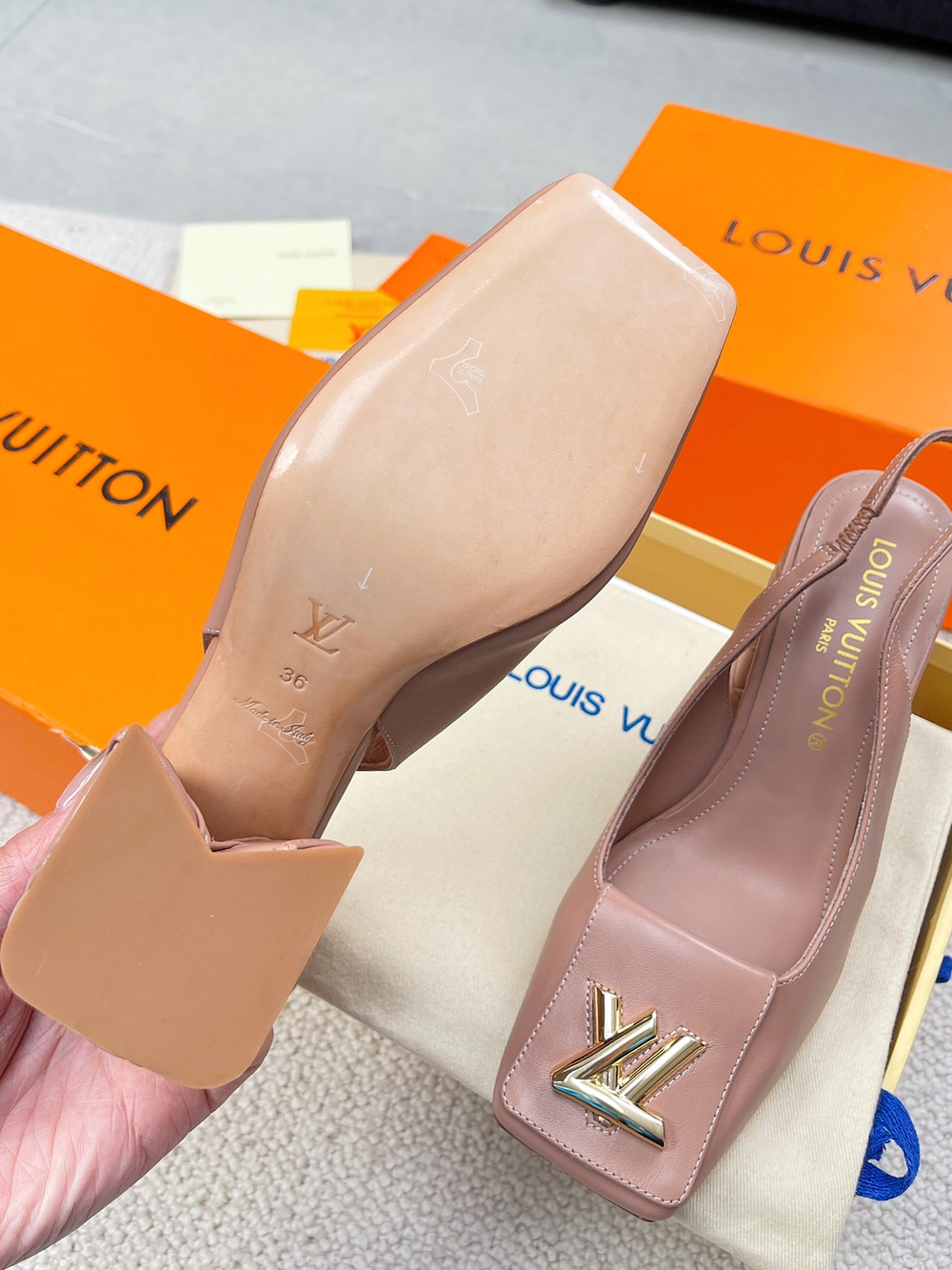 Louis Vuitton Shake Slingback Pump