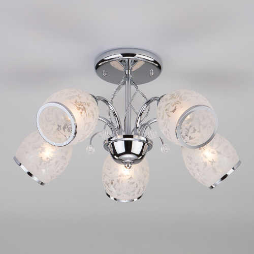 Люстра потолочная 30026/5 хром