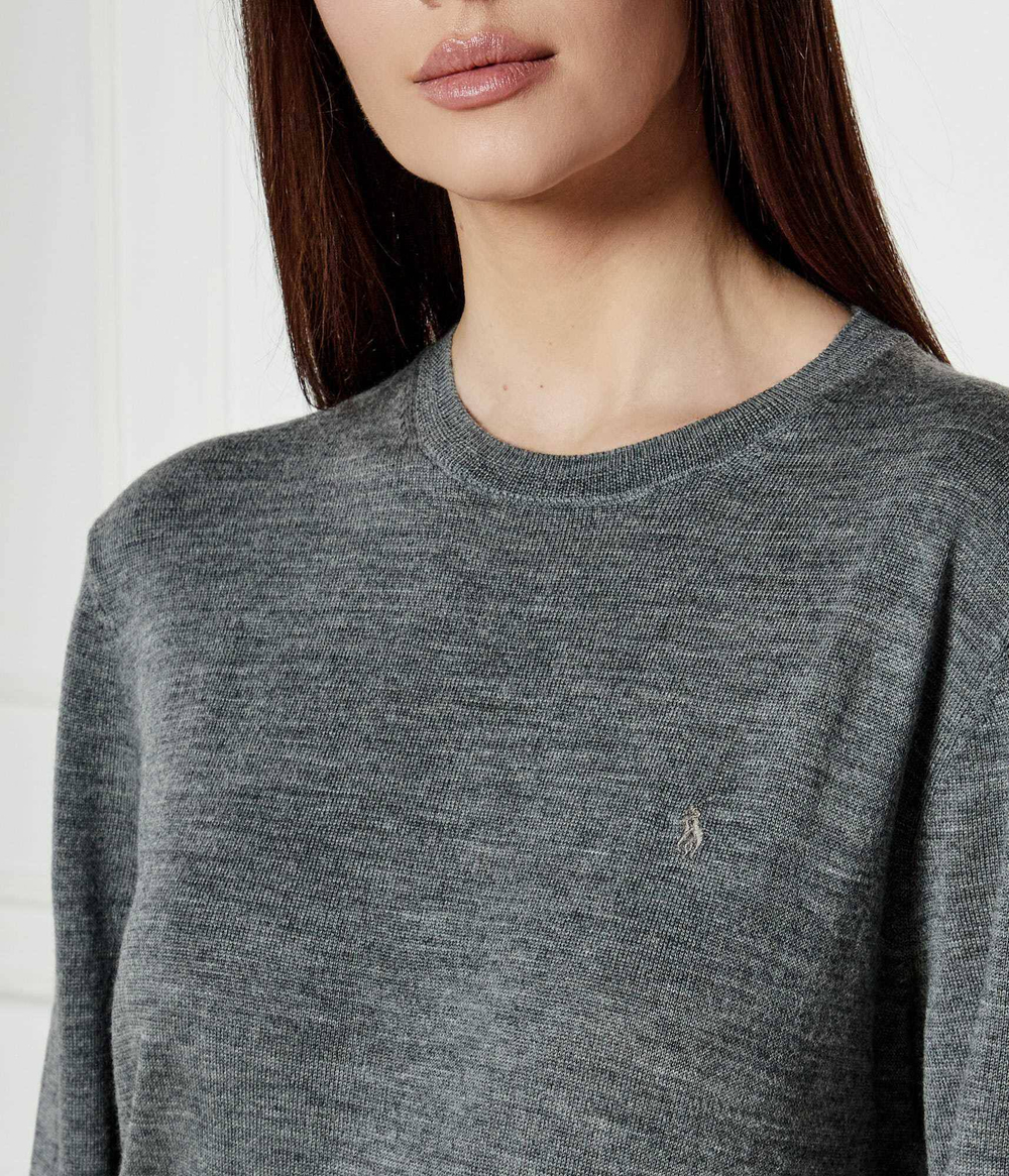 Шерстяной свитер POLO RALPH LAUREN - серый(211956230)