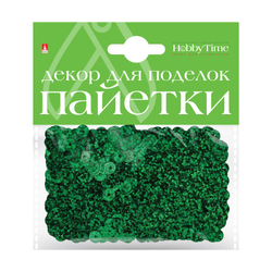 Пайетки "3D" для творчества, голографические, 6мм, 12вид, HobbyTime