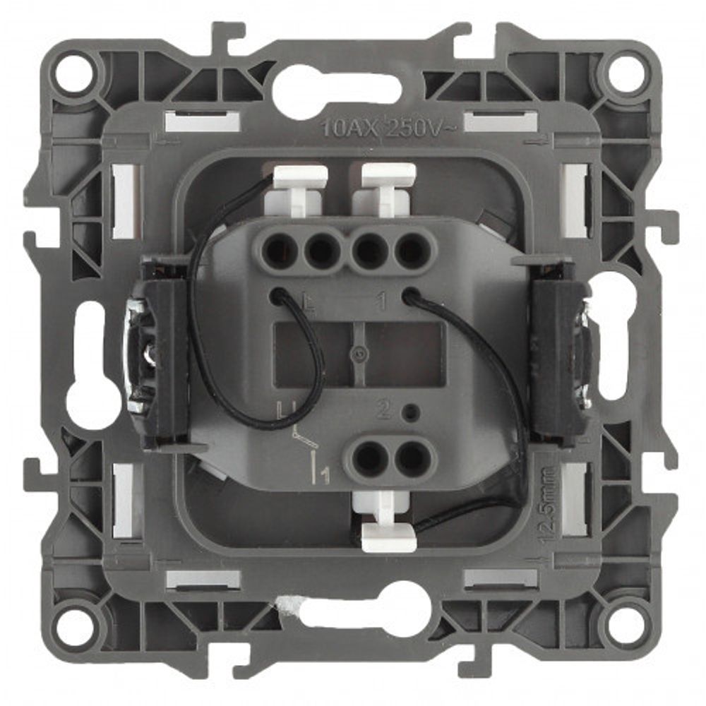 12-1102-02 ЭРА Выключатель с подсветкой, 10АХ-250В, IP20, Эра12, слоновая кость