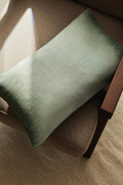 ZARA HOME ОДНОТОННЫЙ ЧЕХОЛ ДЛЯ ДЕКОРАТИВНОЙ ПОДУШКИ, СВЕТЛО-ЗЕЛЕНЫЙ