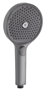 3023-3 Лейка для душа, графит 13*26см (3-функций, кнопка) HANSEN (50/1шт)