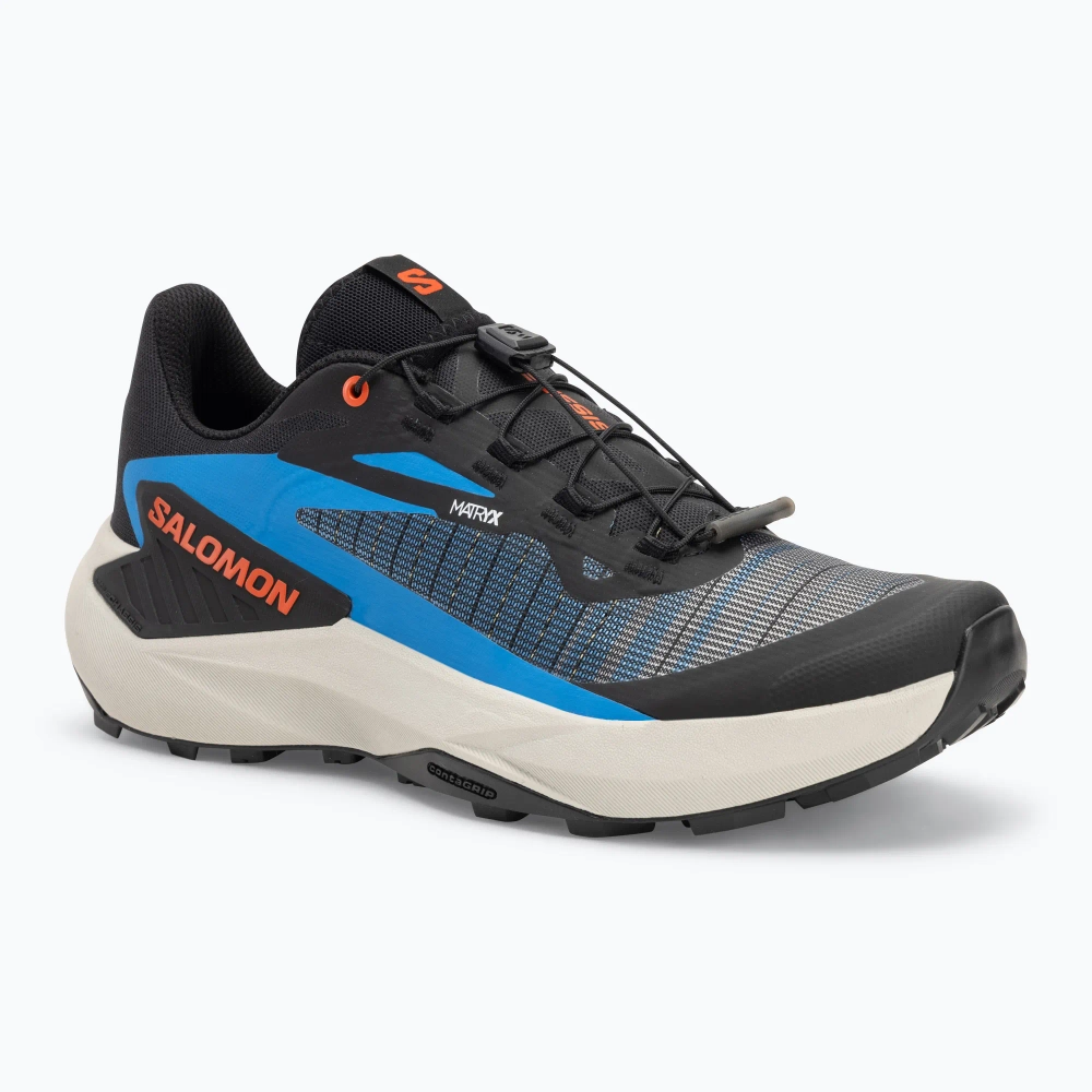 Кроссовки для бега Salomon Genesis black/french blue/cherry tomato