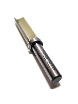 Фреза по дереву Strong кромочная прямая с верхним подшипником Z2, 8х12Dх50H мм, СТФ-1021