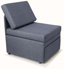 Кресло-кровать "Миник" Rich Grey (серо-синий)