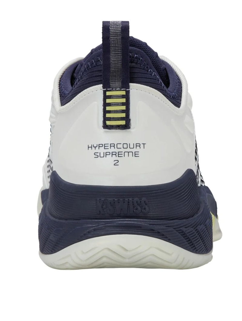 Мужские теннисные кроссовки K-Swiss Hypercourt Supreme 2 - banc de blanc/naval academy/luminary green