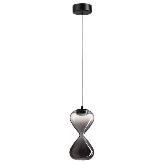 5092/4L PENDANT ODL25 357 черный/прозрачн/дымчатый градиент/металл/стекло Подвес LED 4W 4000K 388Лм GLESSI