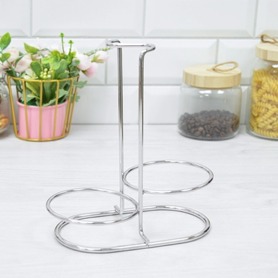 Подставка для половника двойная нерж