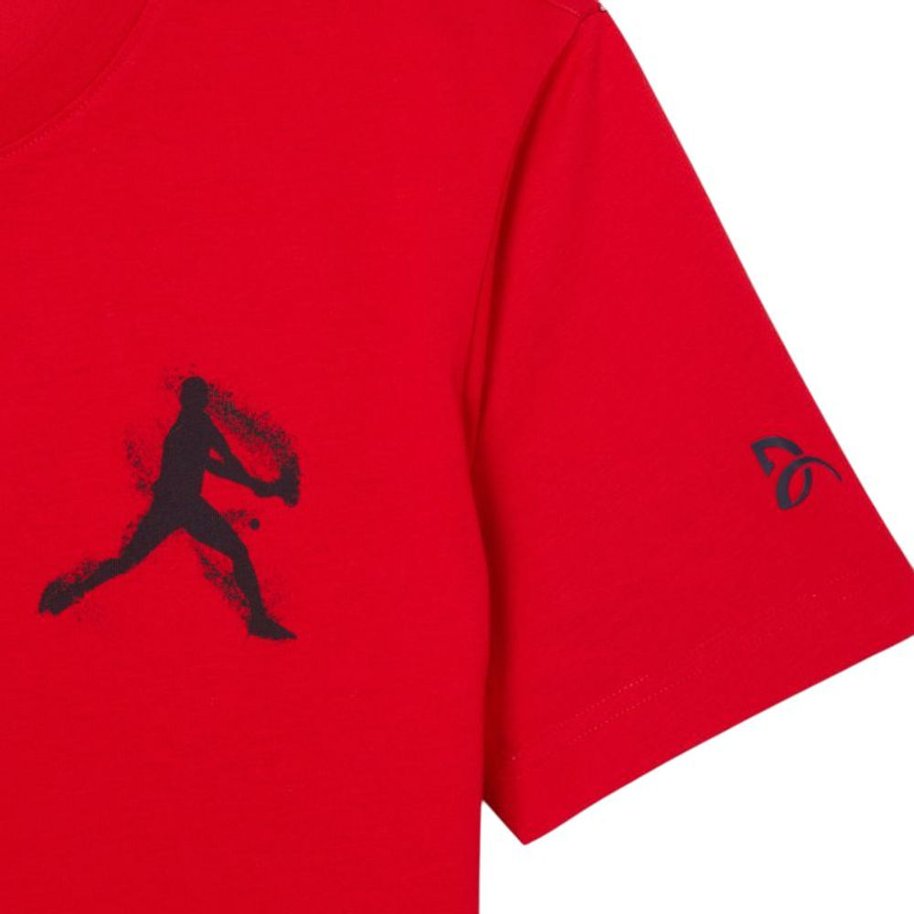 Теннисная футболка Lacoste Tennis x Novak Djokovic Pack - red/navy blue