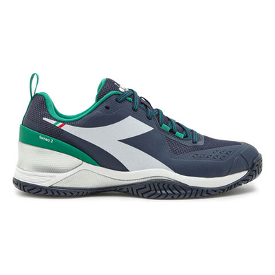Мужские теннисные кроссовки Diadora Blushield Torneo 2 All Court Shoe Men - Dark Blue, Green