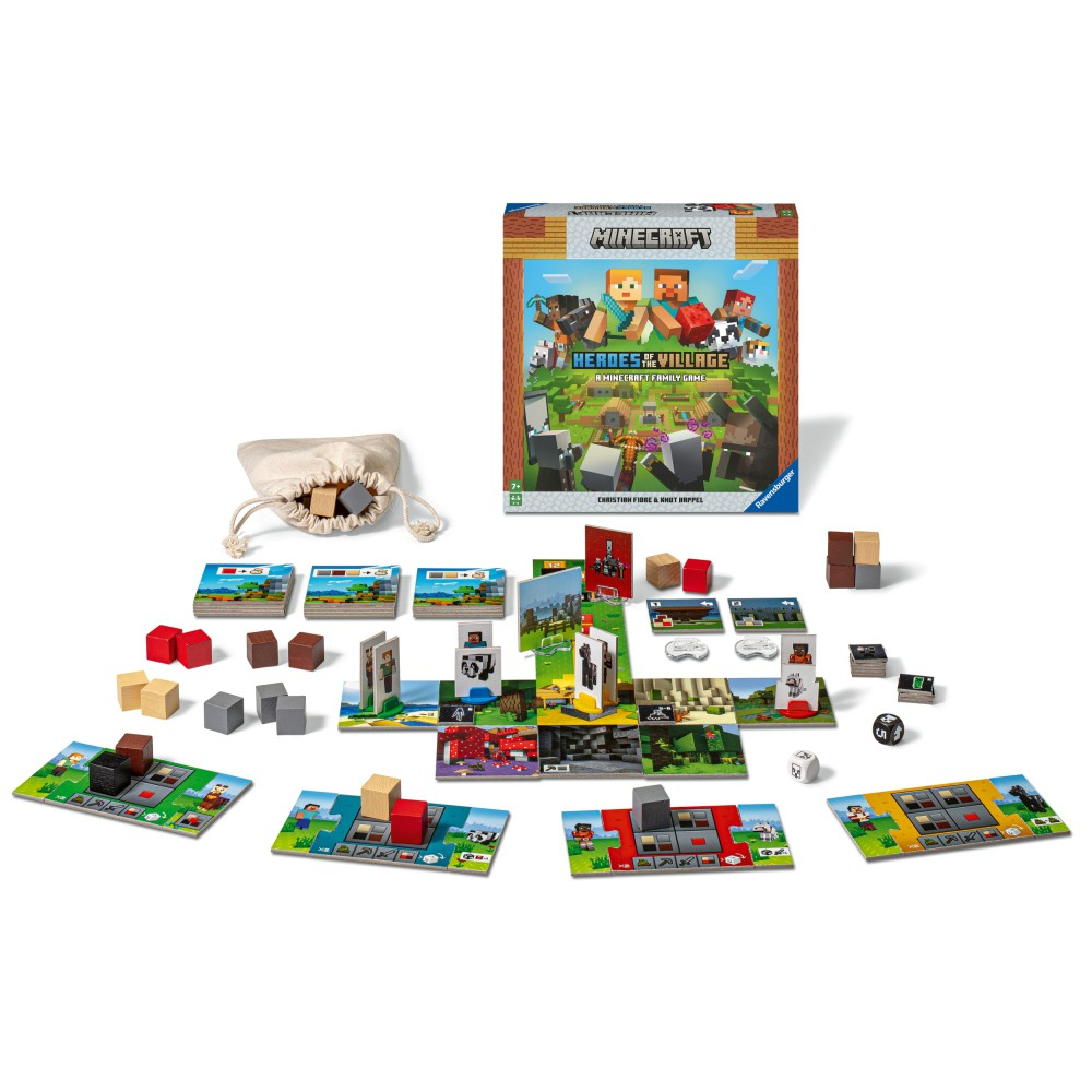 Настольная игра Ravensburger Minecraft 209361 Спаси деревню для детей 209361 — фото 2